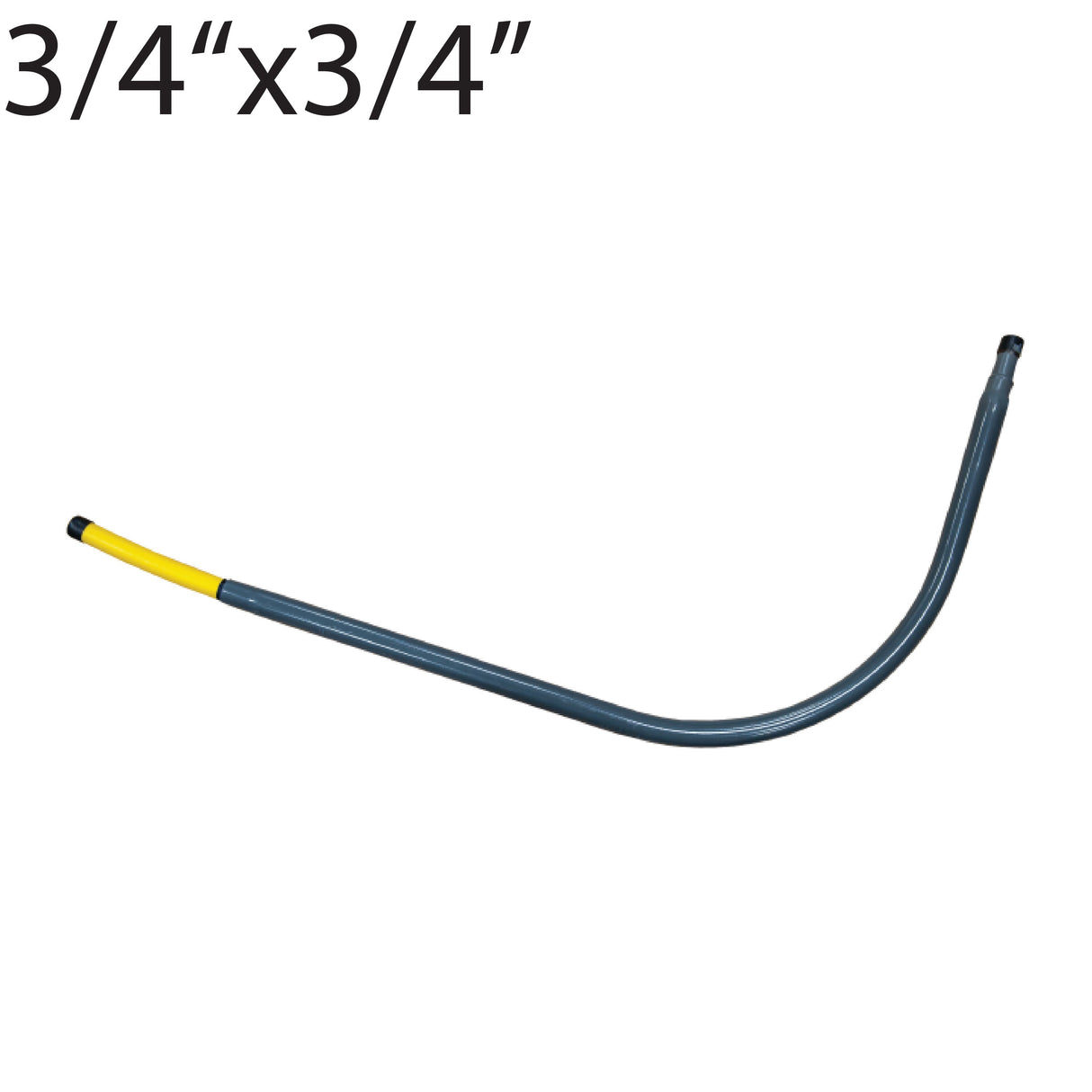 3/4" x 3/4" Anodeless Meter Riser - 36V, Yellow, SDR 11