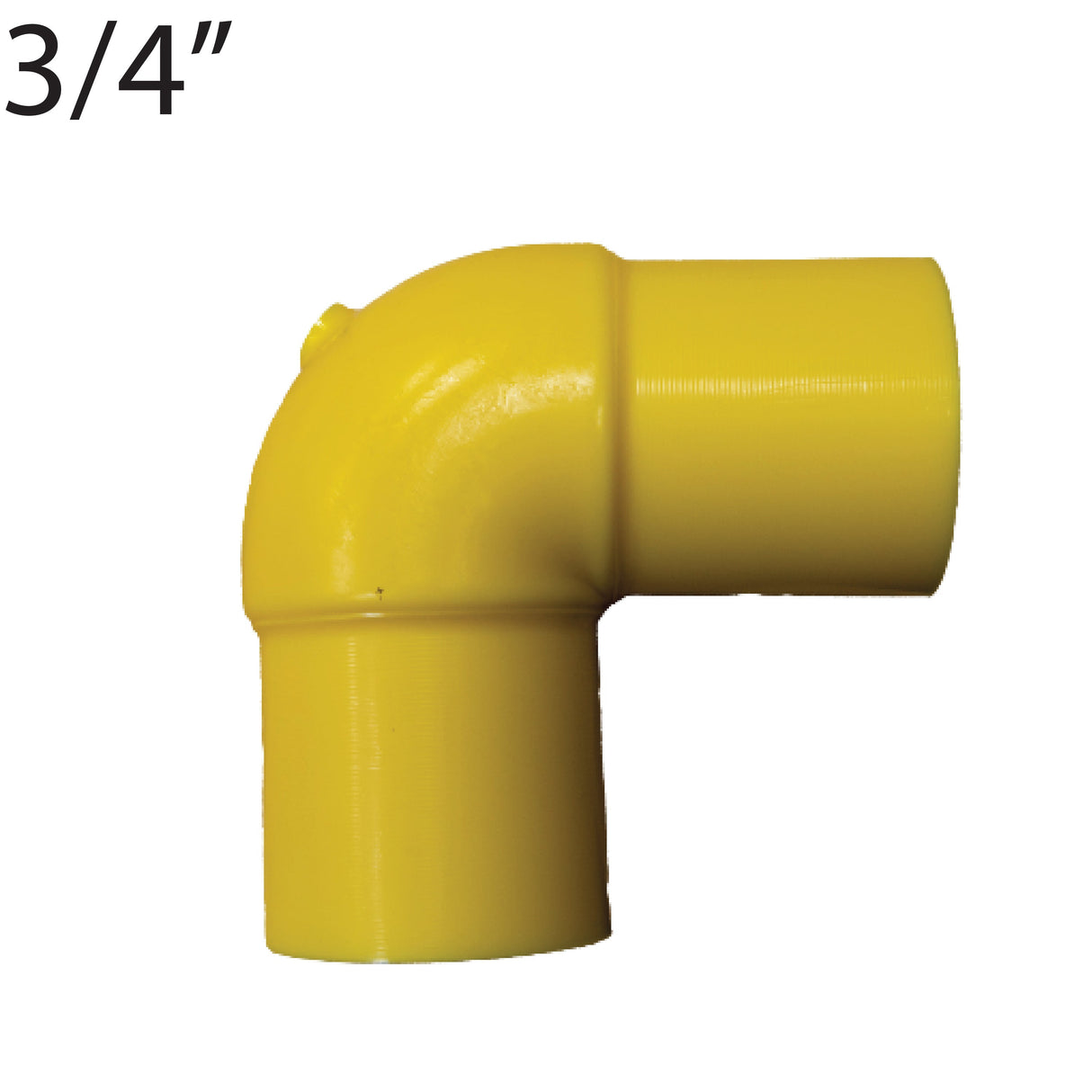 3/4" Butt Fusion 90 Degree Ell-Yellow SDR 11.0