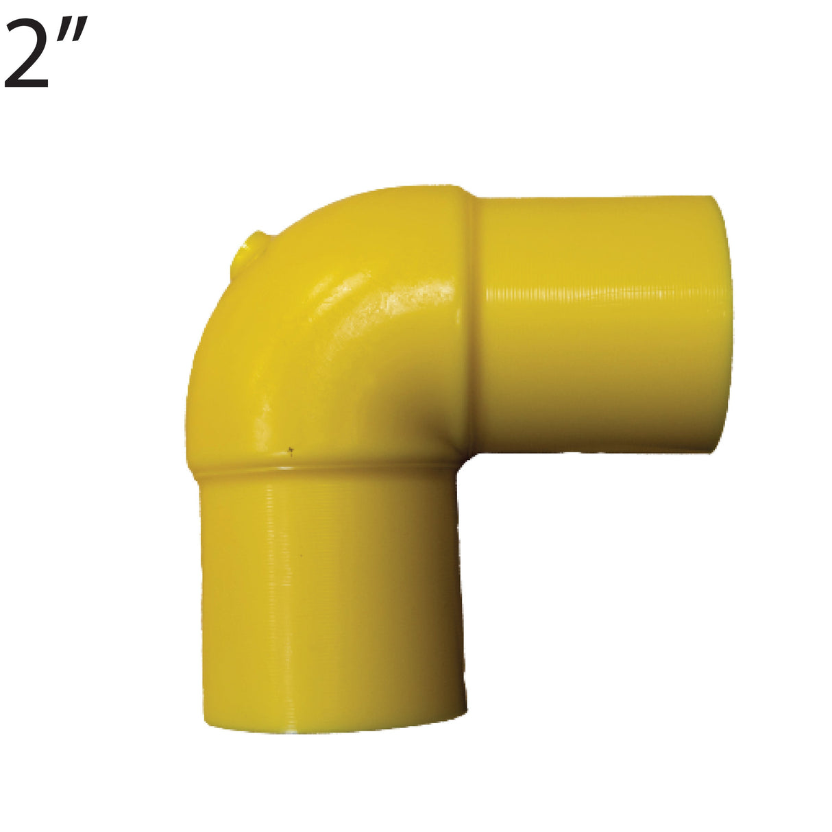 2" Butt Fusion 90 Degree Ell-Yellow, SDR 11.0