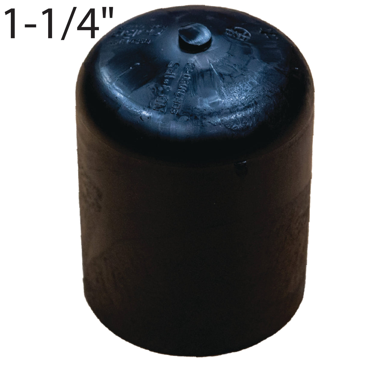 1-1/4" Butt Fusion Cap-Black