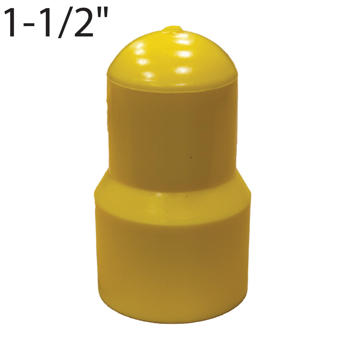 1-1/2" IPS Butt Cap-Yellow