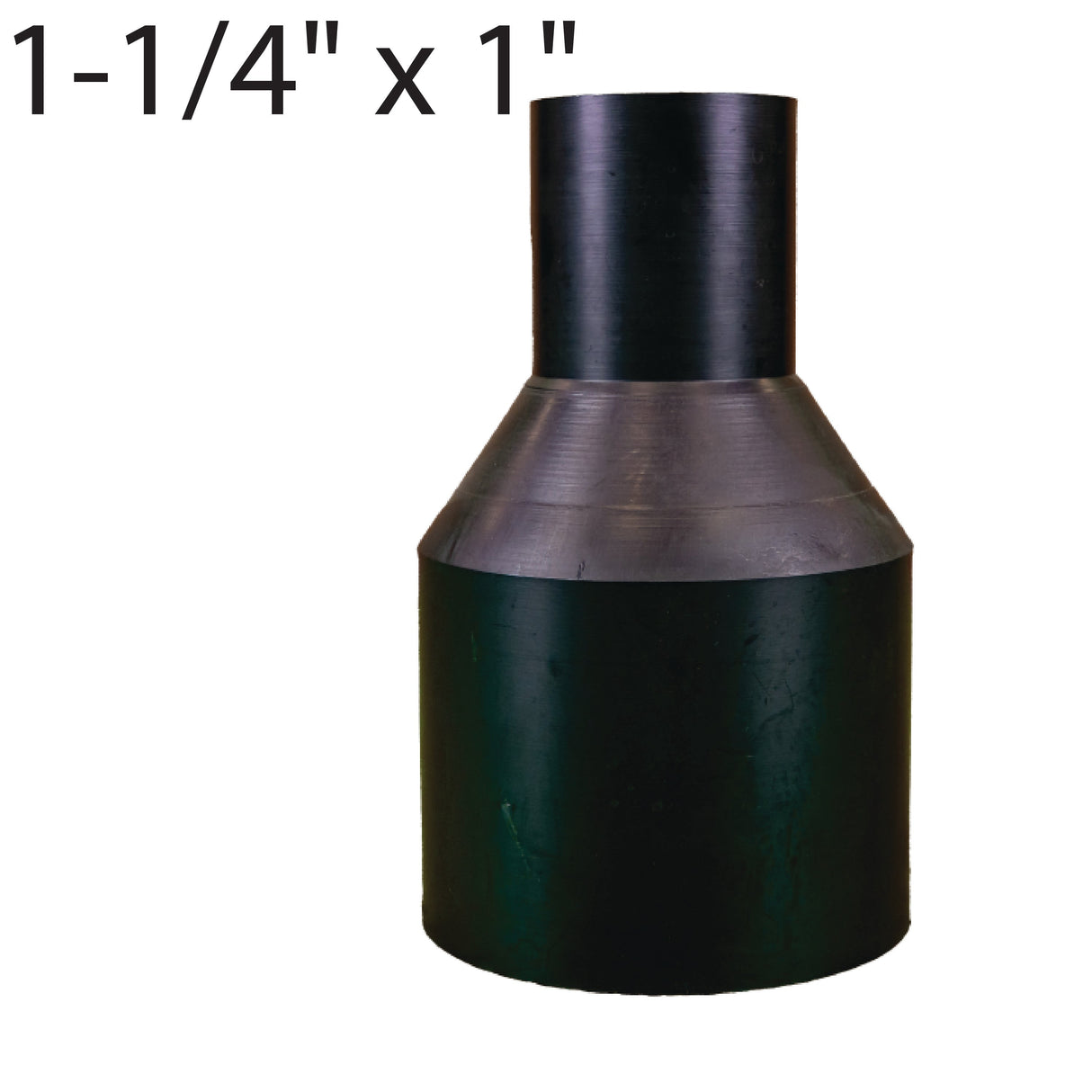 1-1/4" x 1" Butt Fusion Reducer-Black