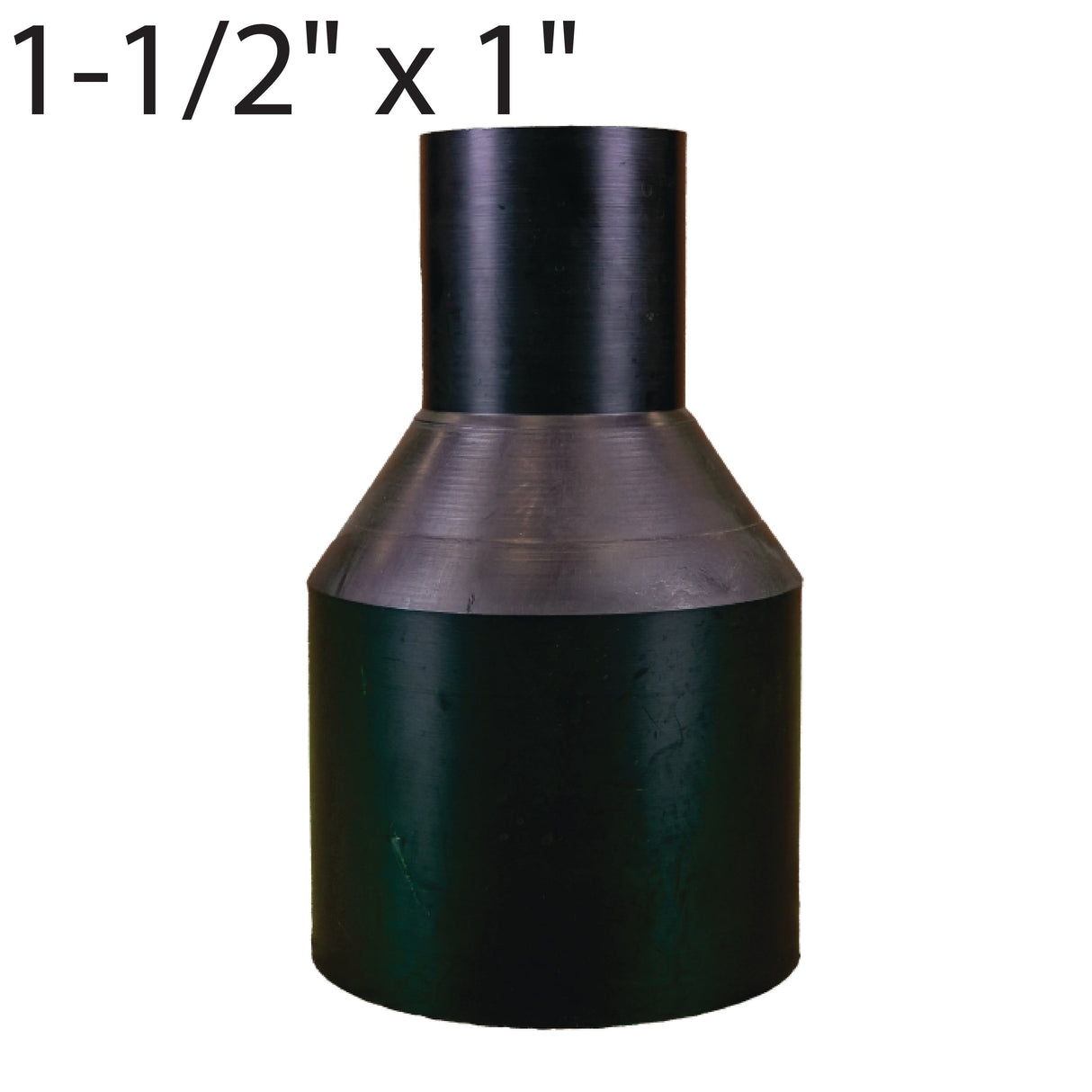 1-1/2" x 1" Butt Fusion Reducer-Black