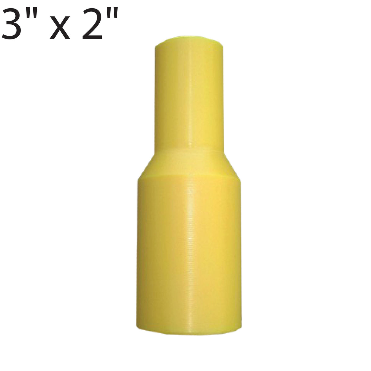 3" x 2" Butt Fusion Reducer-Yellow, SDR 11.0