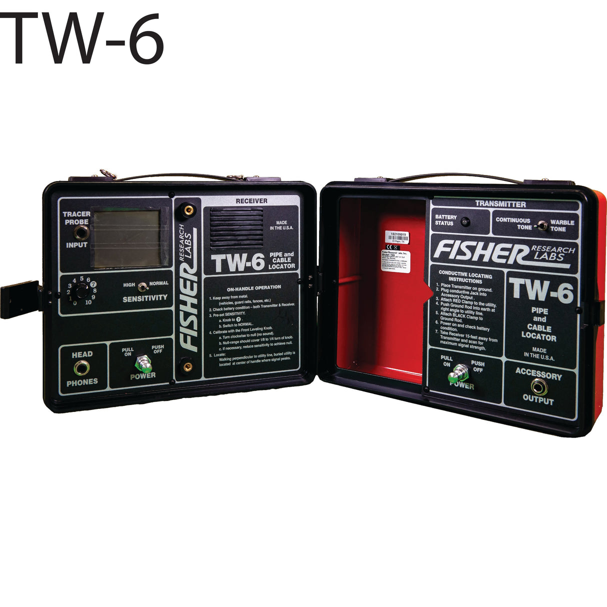 TW6 Split Box Pipe & Cable Locator