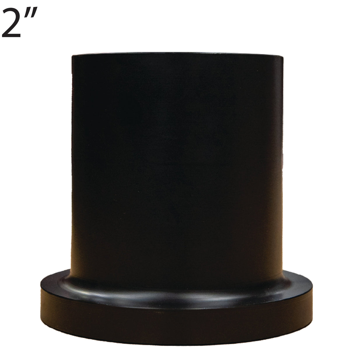 2" Flange Adapter SDR 11.0-Black, with internal taper