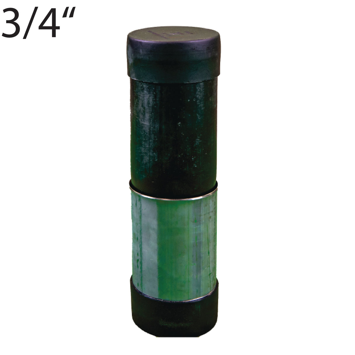 3/4" Thd. Transition-Black, SDR 11 Stainless Steel, 304