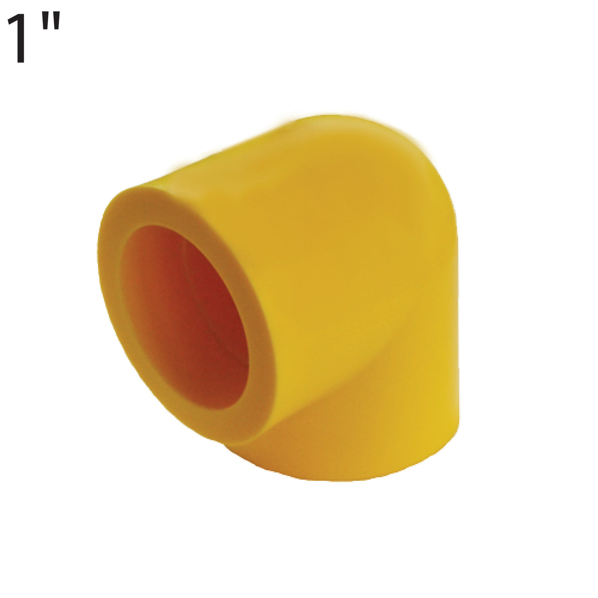 1" CTS Socket Fusion 90 Degree Ell- Yellow