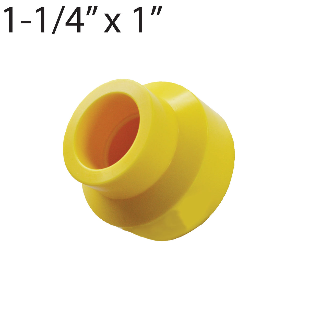 1-1/4" x 1" Socket Fusion Reducer-Yellow