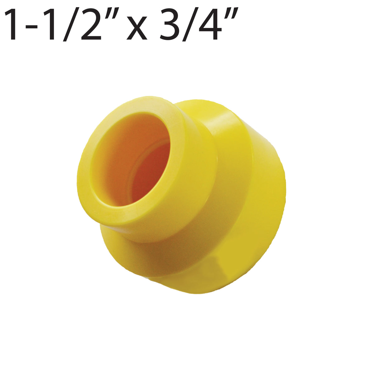 1-1/2" x 3/4" Socket Fusion Reducer- Yellow