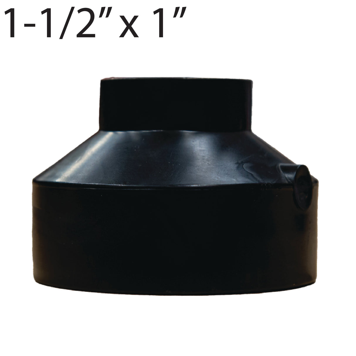 1-1/2" x 1" Socket Fusion Reducer- Black