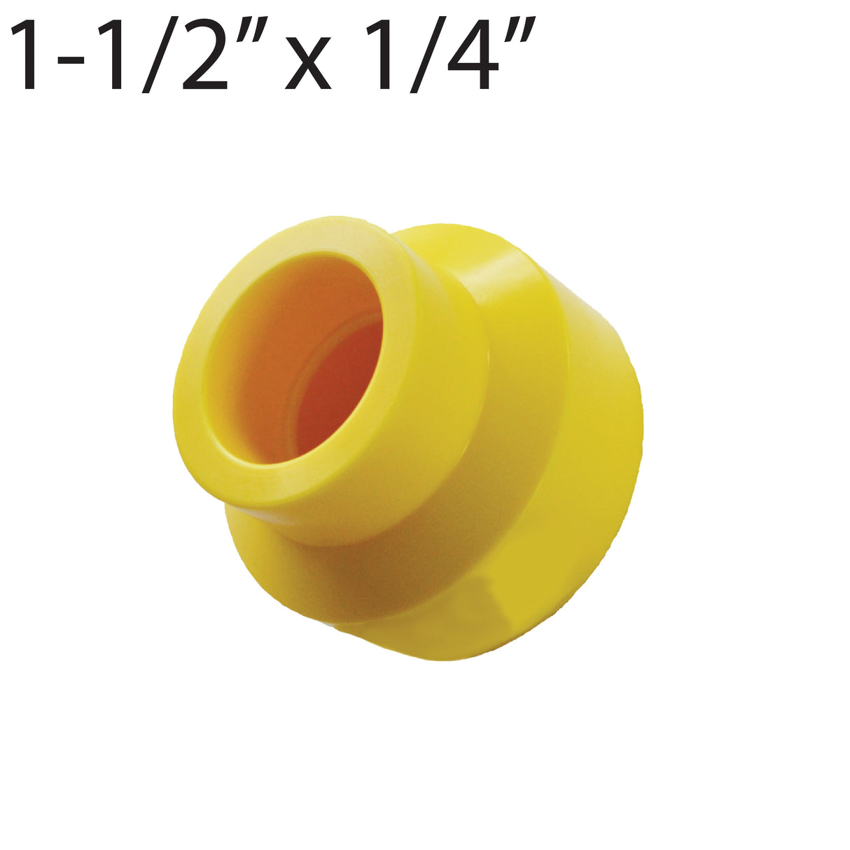 1-1/2" x 1-1/4" Socket Fusion Reducer-Yellow