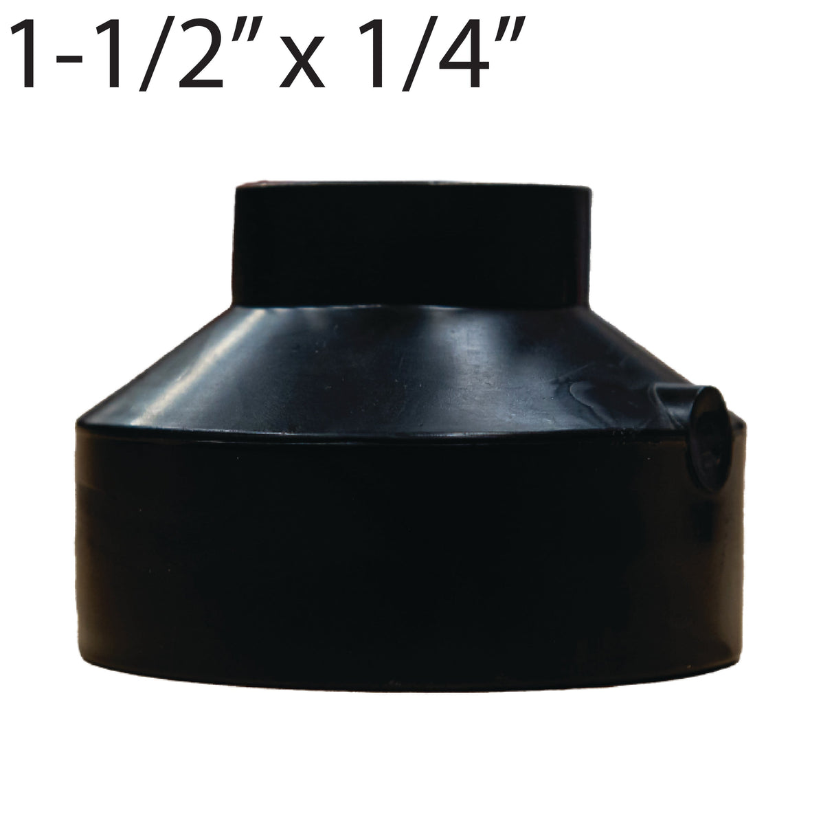 1-1/2" X 1-1/4" Socket Fusion Reducer-Black