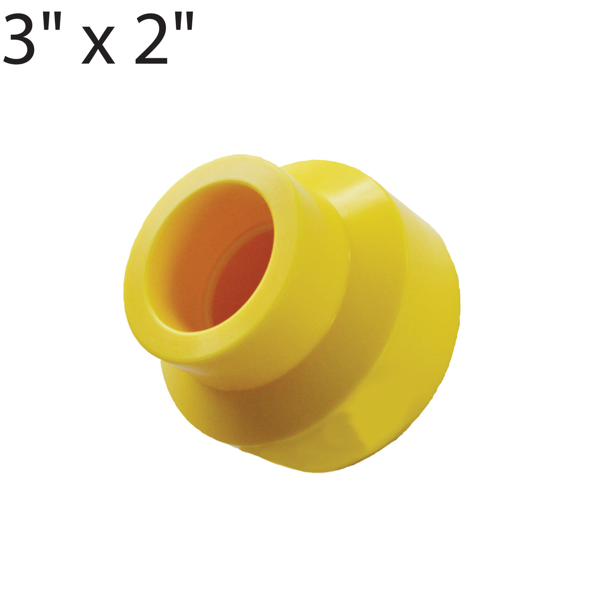 3" x 2" Socket Fusion Reducer-Yellow